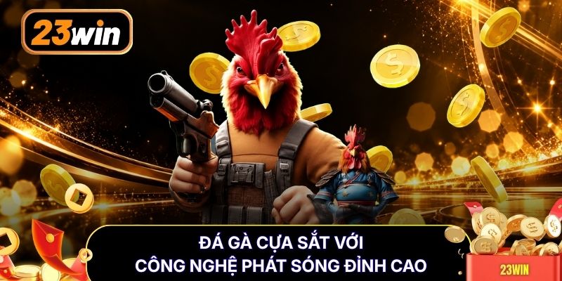 Đá gà cựa sắt với công nghệ phát sóng đỉnh cao