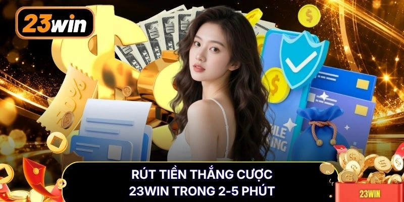 Rút tiền thắng cược 23WIN trong 2-5 phút