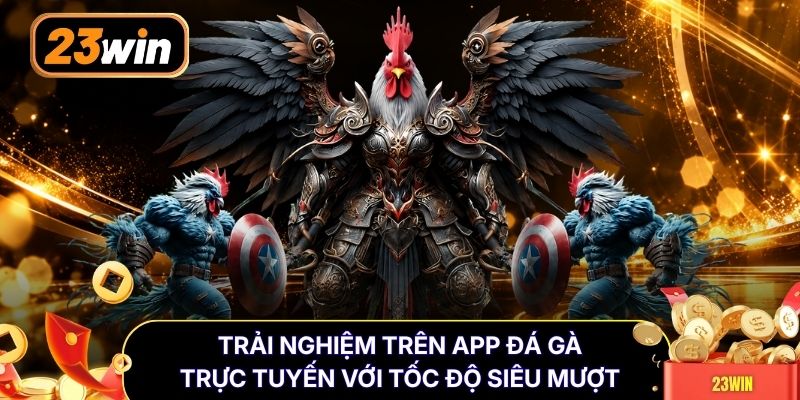 Trải nghiệm trên app đá gà trực tuyến với tốc độ siêu mượt